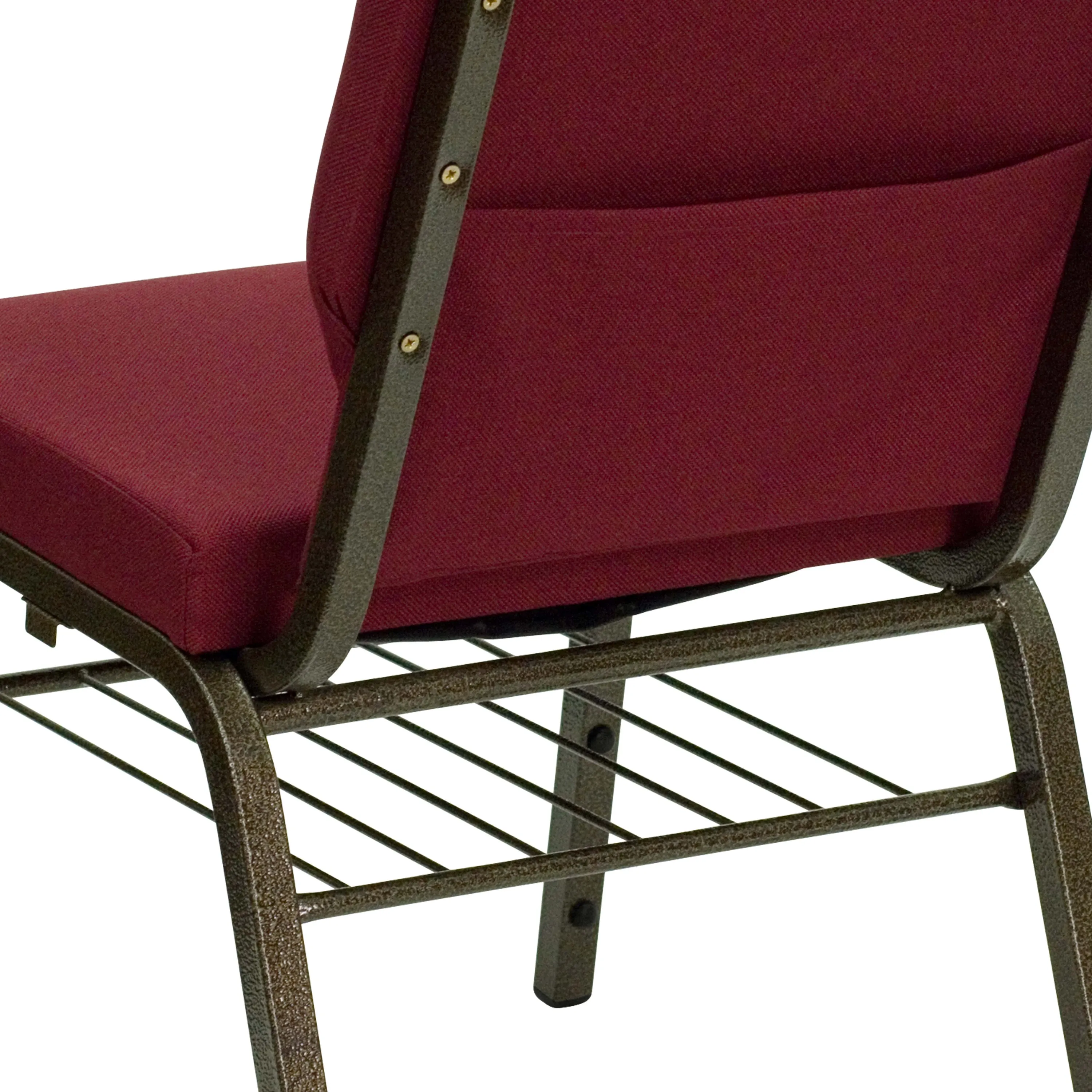 HERCULES Series 18.5''W Church Chair with Book Rack