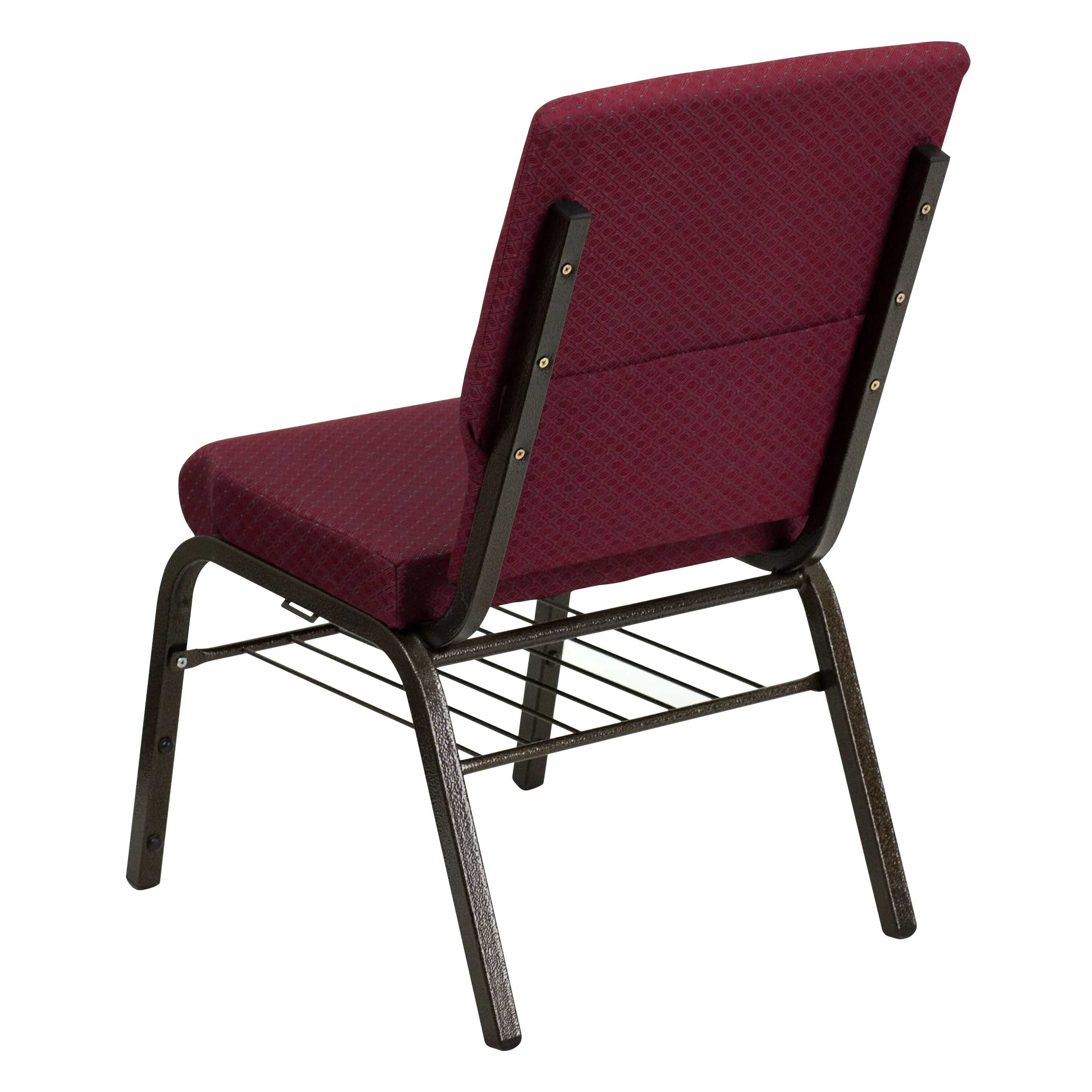 HERCULES Series 18.5''W Church Chair with Book Rack
