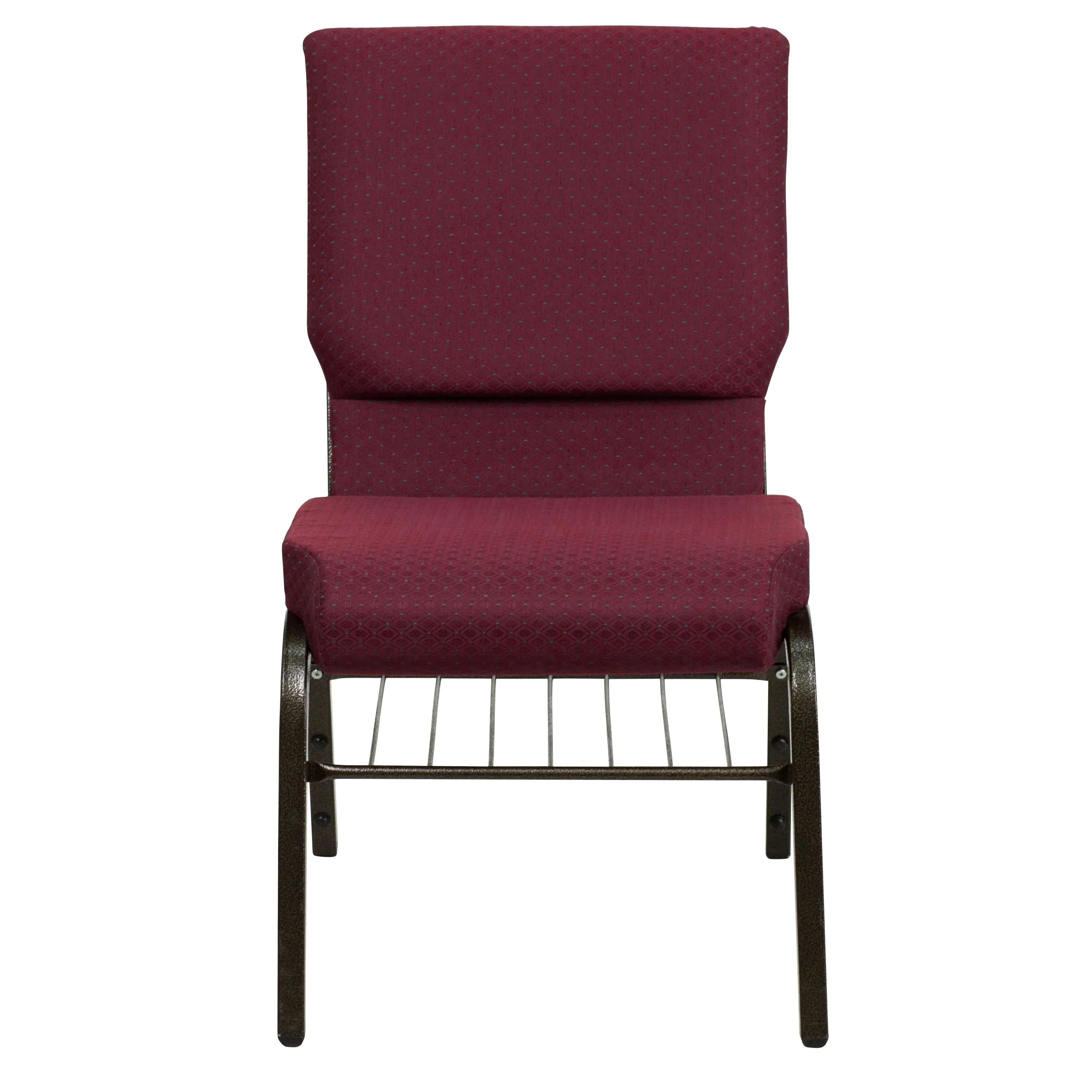 HERCULES Series 18.5''W Church Chair with Book Rack