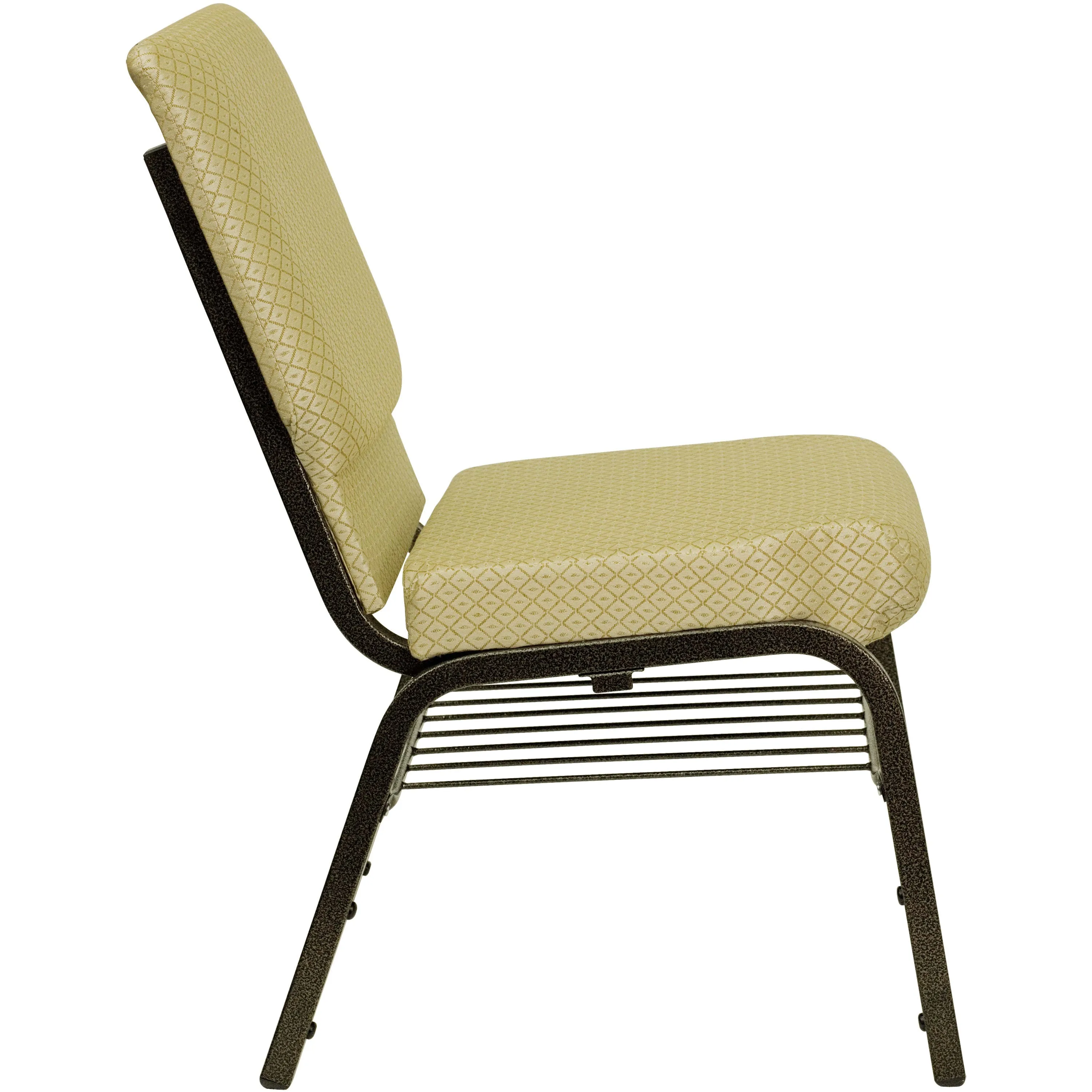 HERCULES Series 18.5''W Church Chair with Book Rack