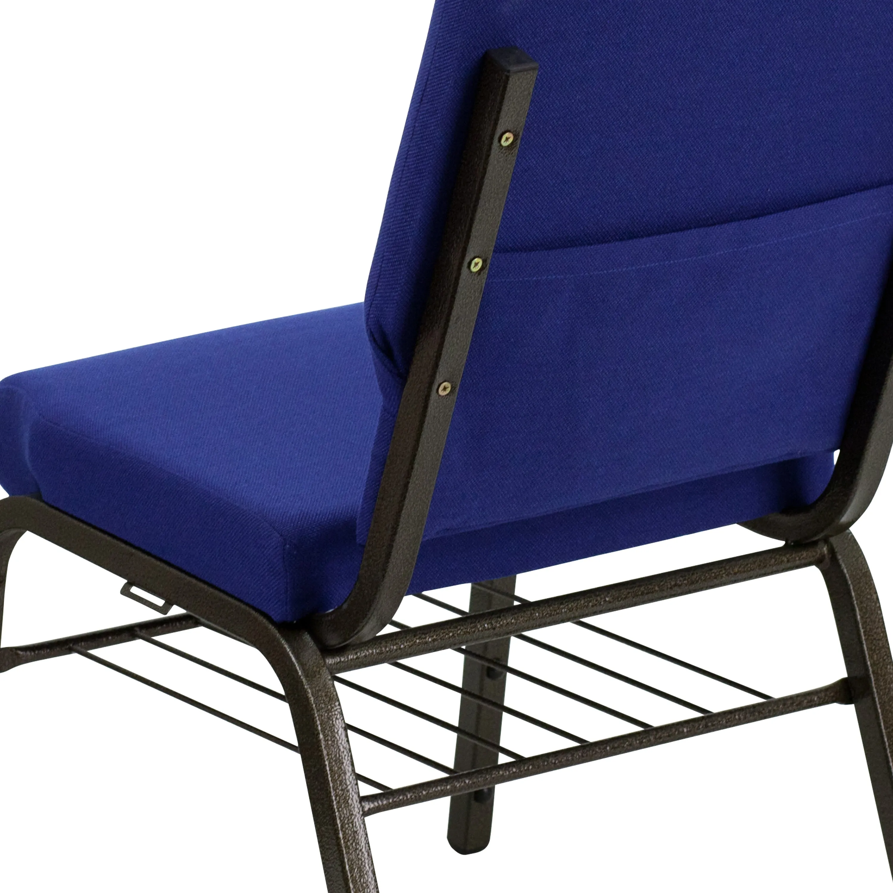 HERCULES Series 18.5''W Church Chair with Book Rack
