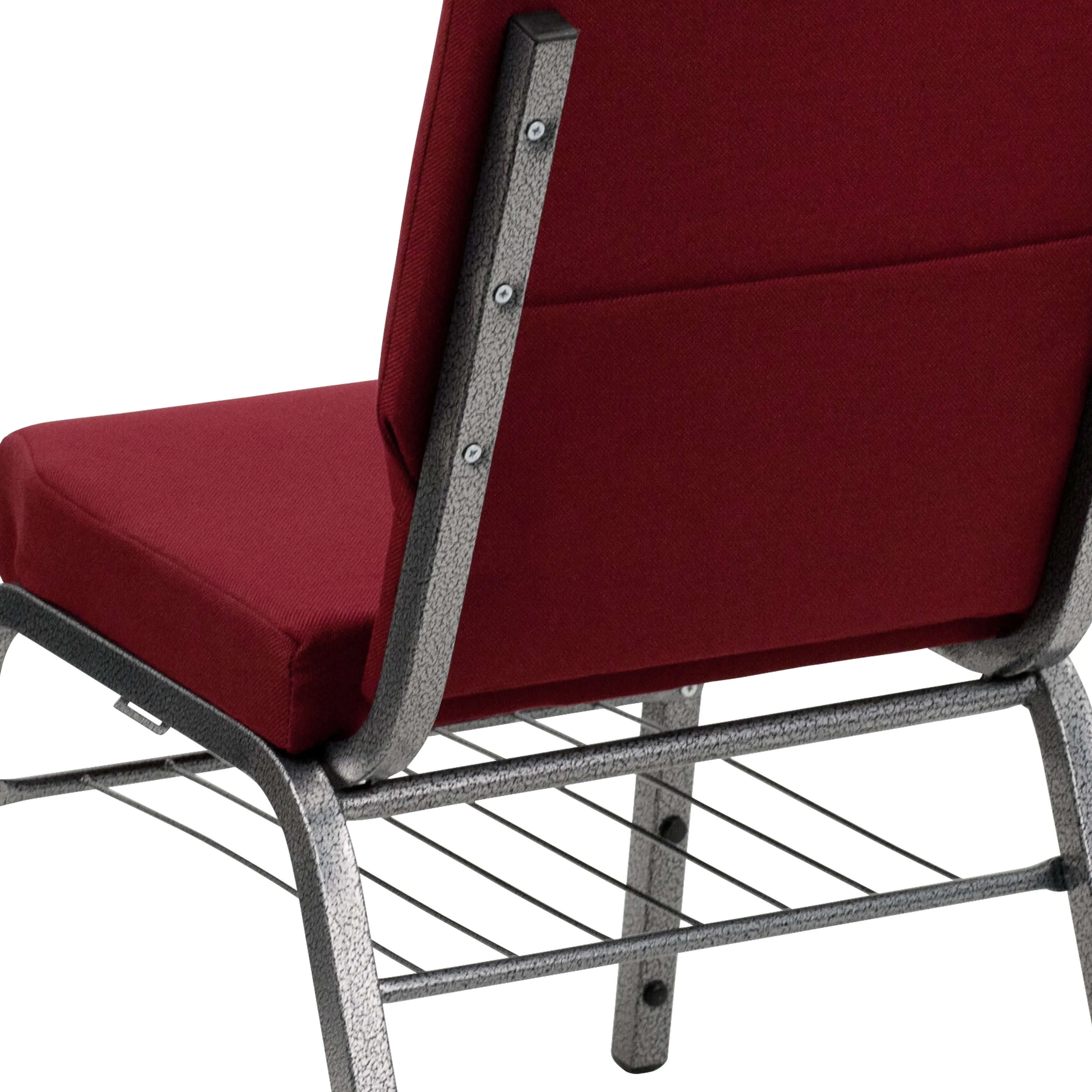 HERCULES Series 18.5''W Church Chair with Book Rack