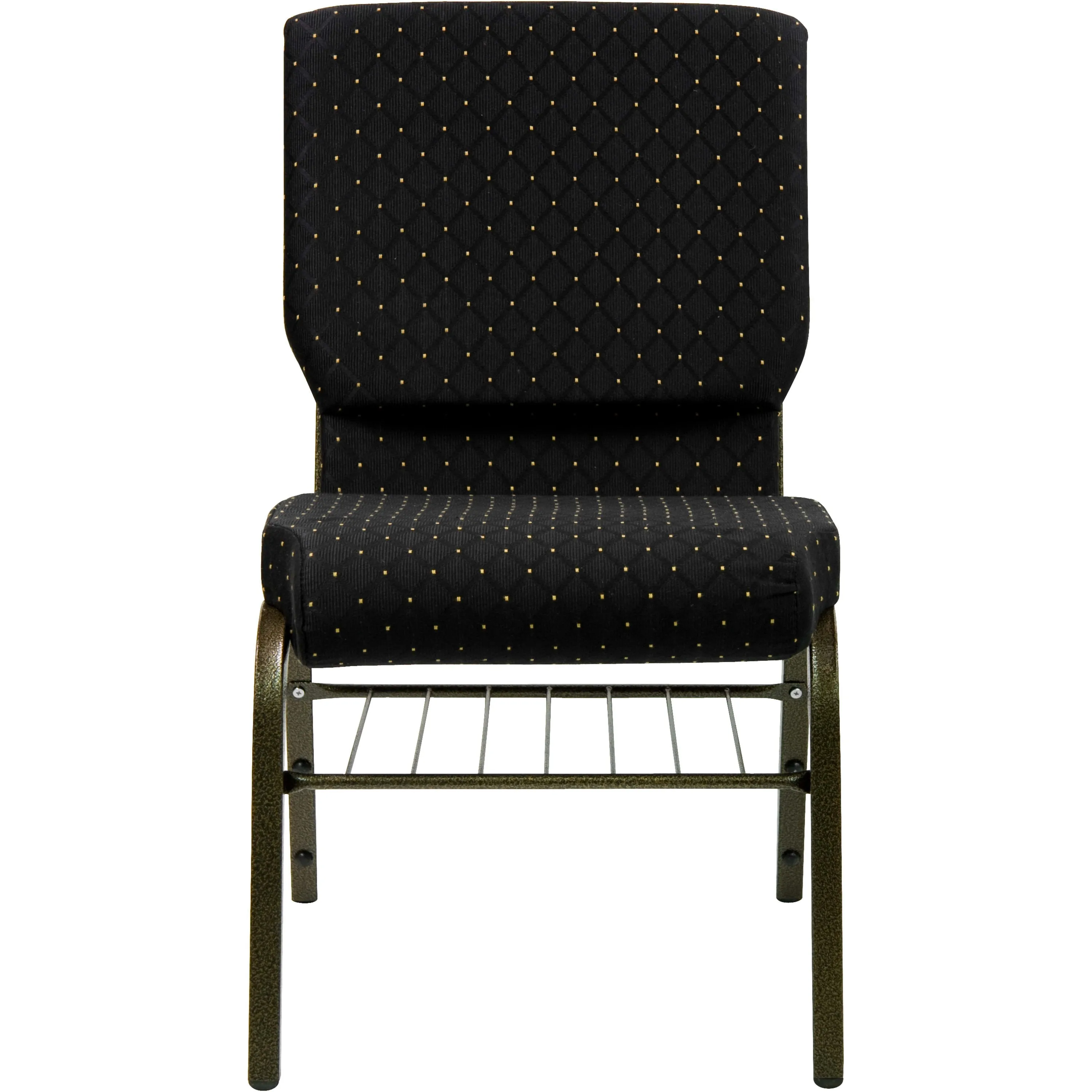 HERCULES Series 18.5''W Church Chair with Book Rack