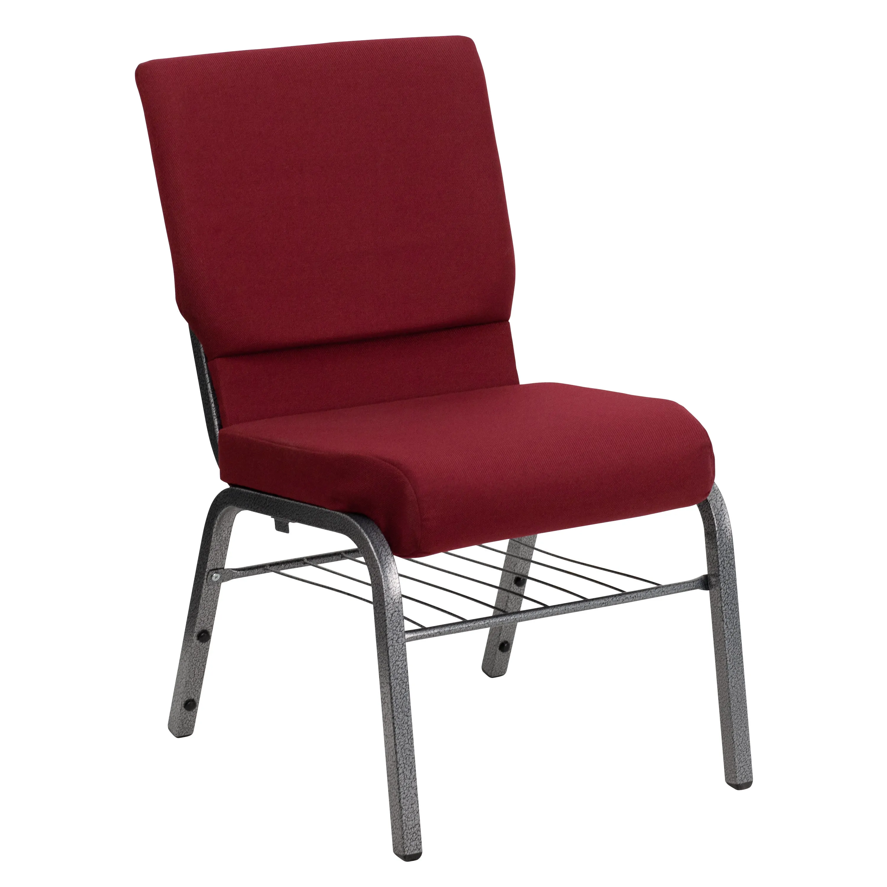 HERCULES Series 18.5''W Church Chair with Book Rack