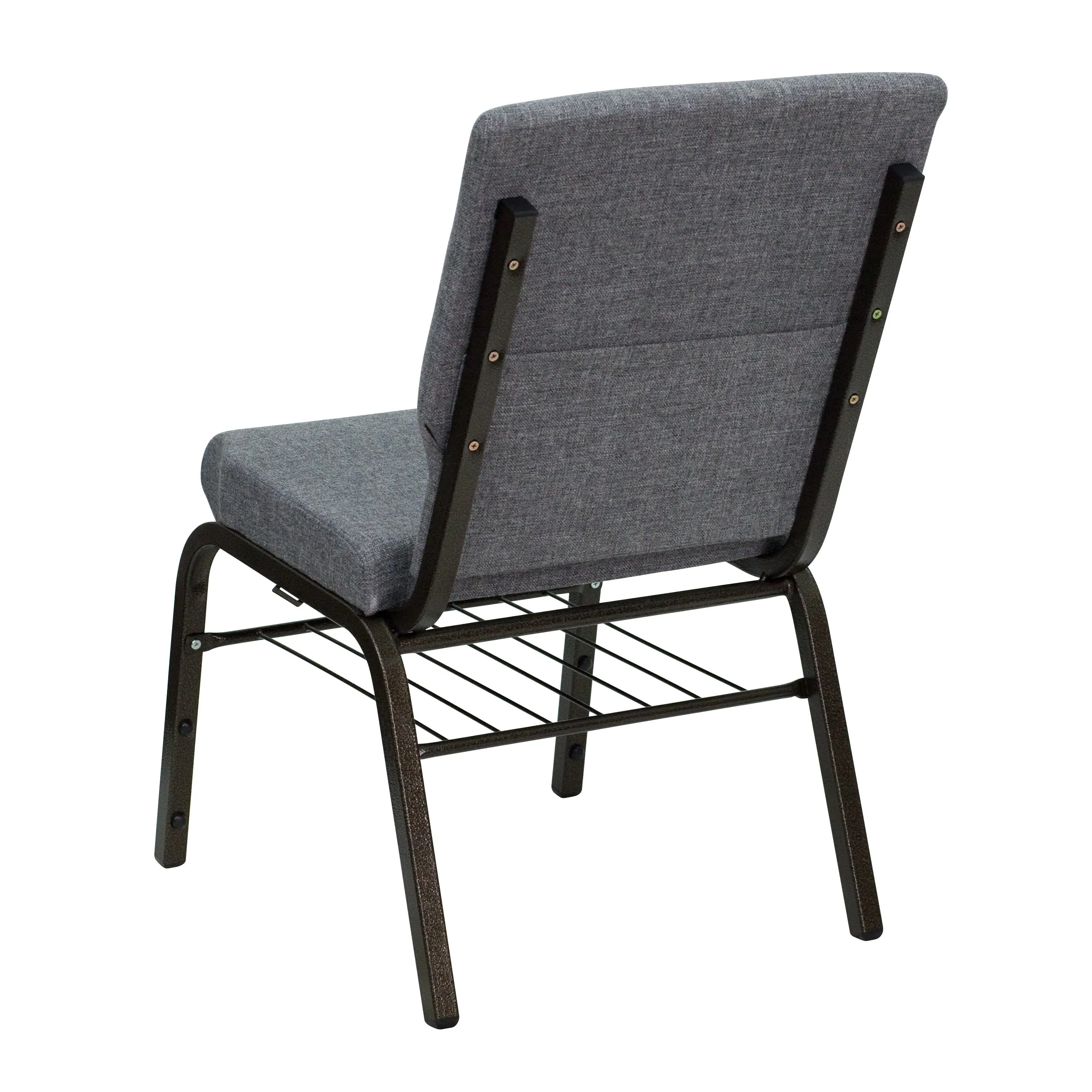 HERCULES Series 18.5''W Church Chair with Book Rack