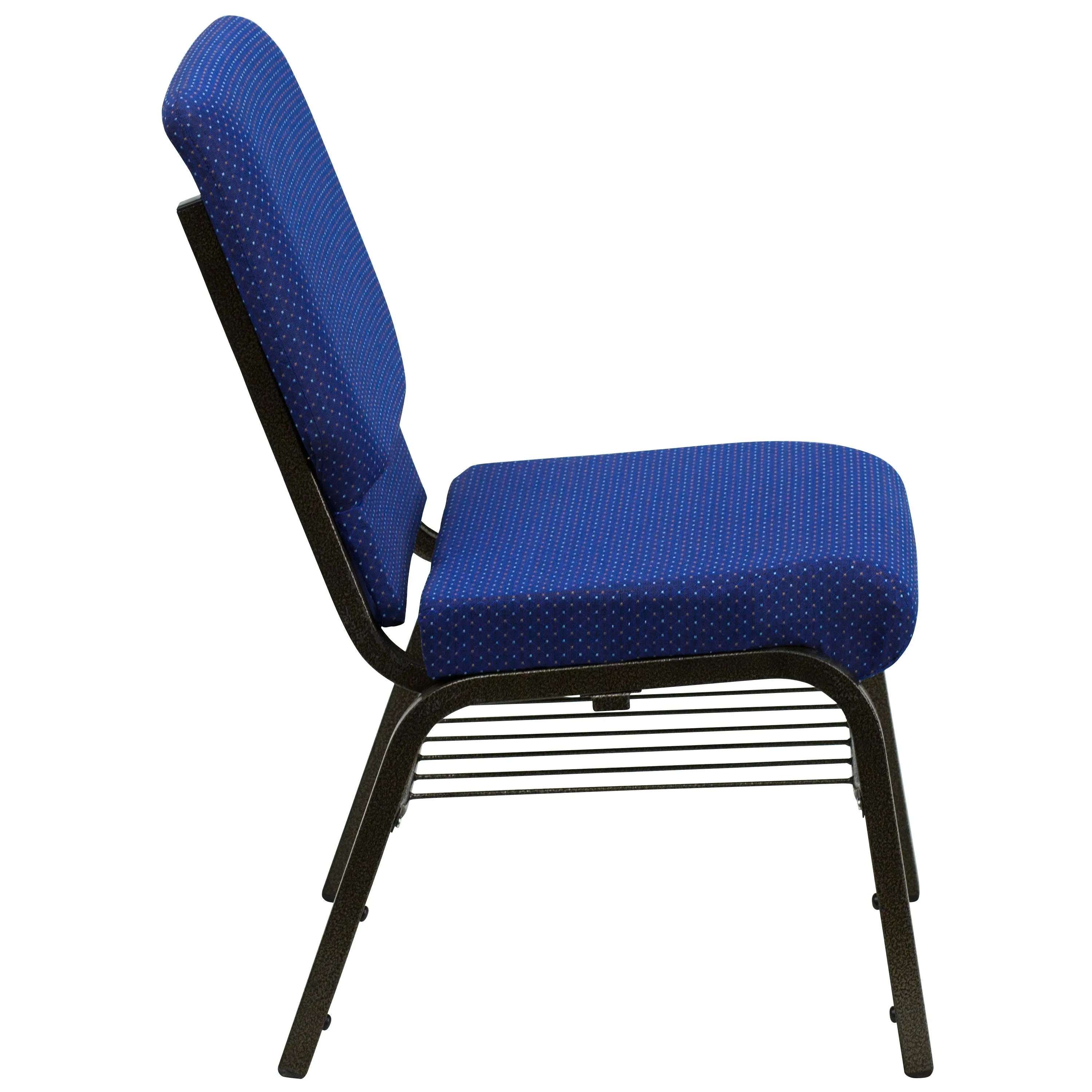 HERCULES Series 18.5''W Church Chair with Book Rack