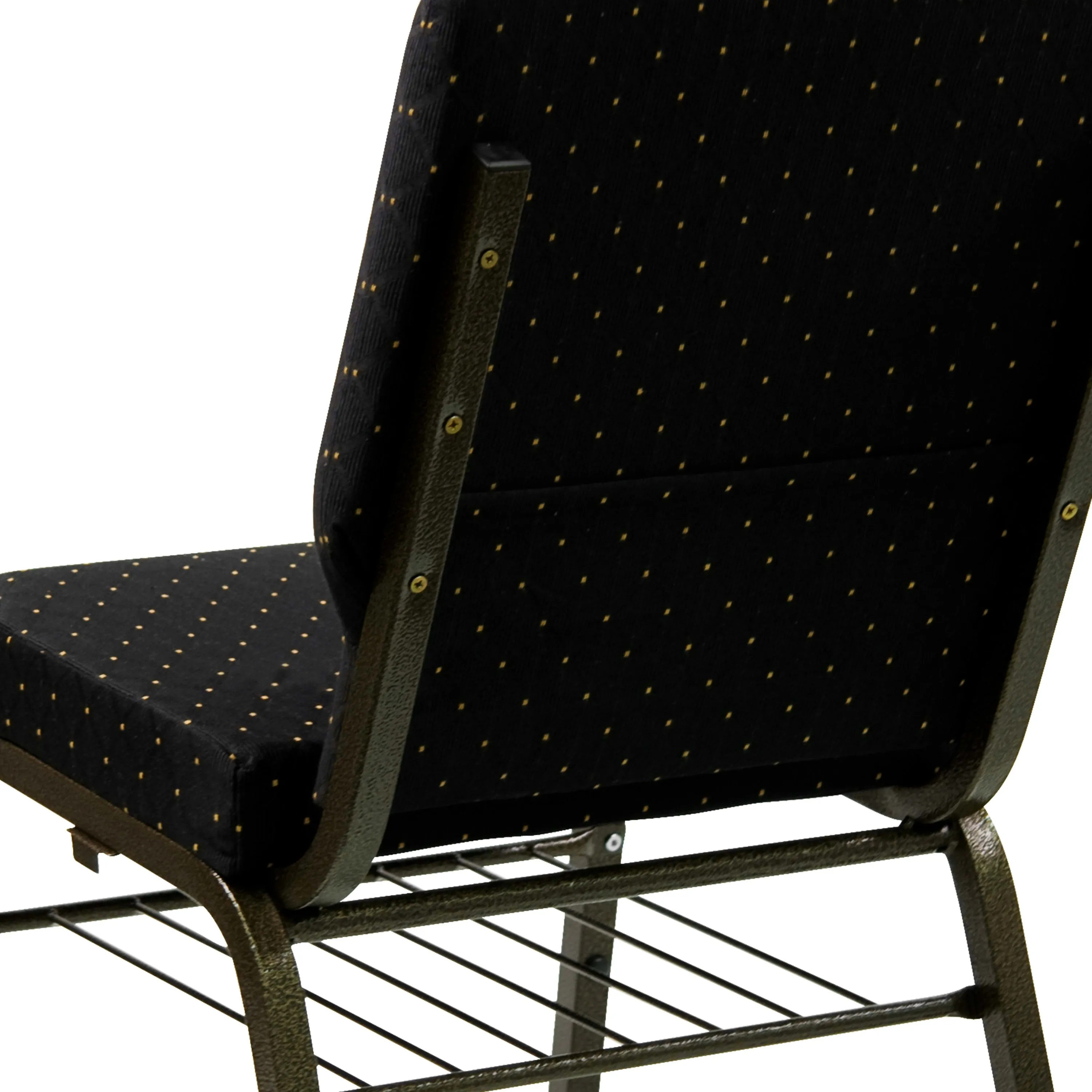 HERCULES Series 18.5''W Church Chair with Book Rack