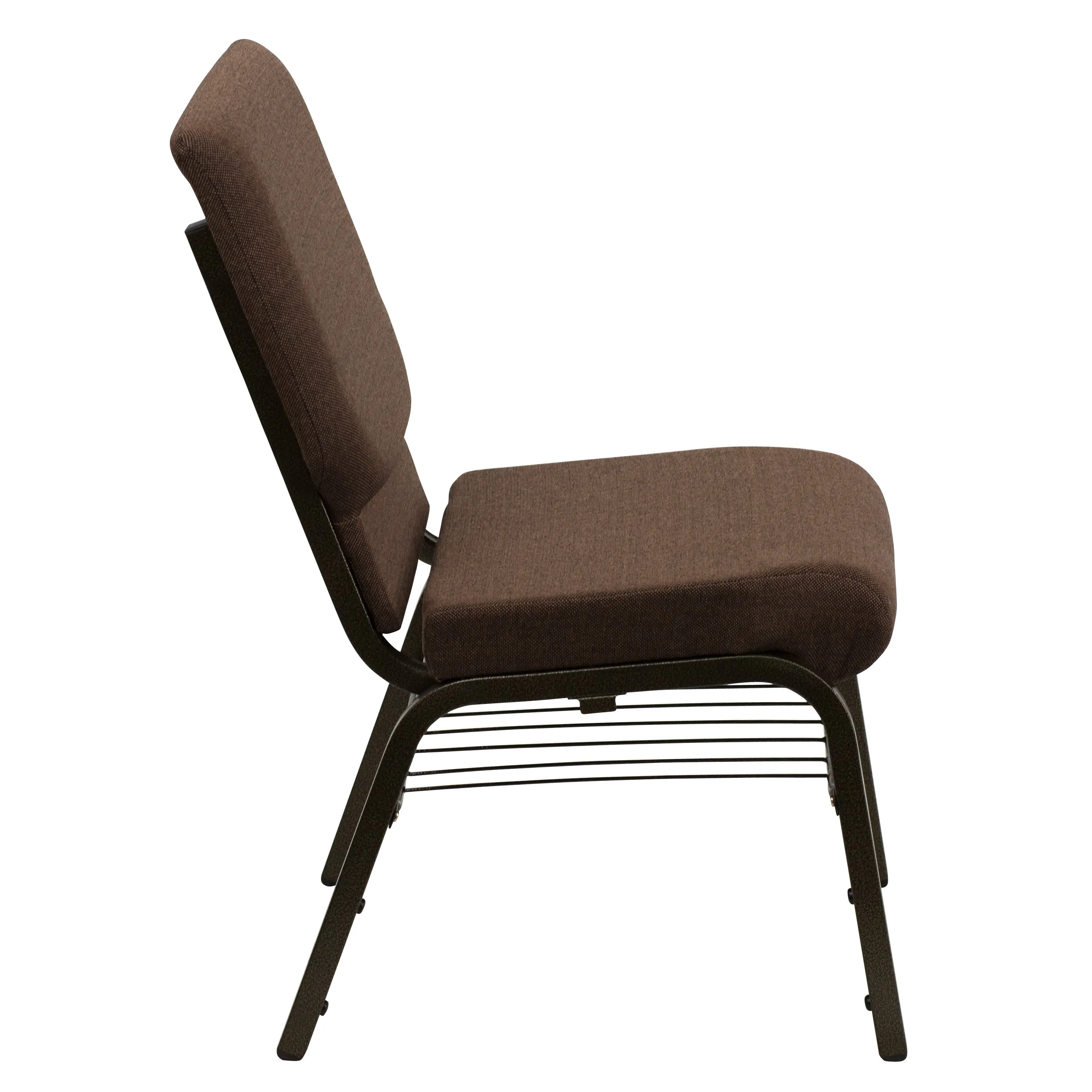 HERCULES Series 18.5''W Church Chair with Book Rack