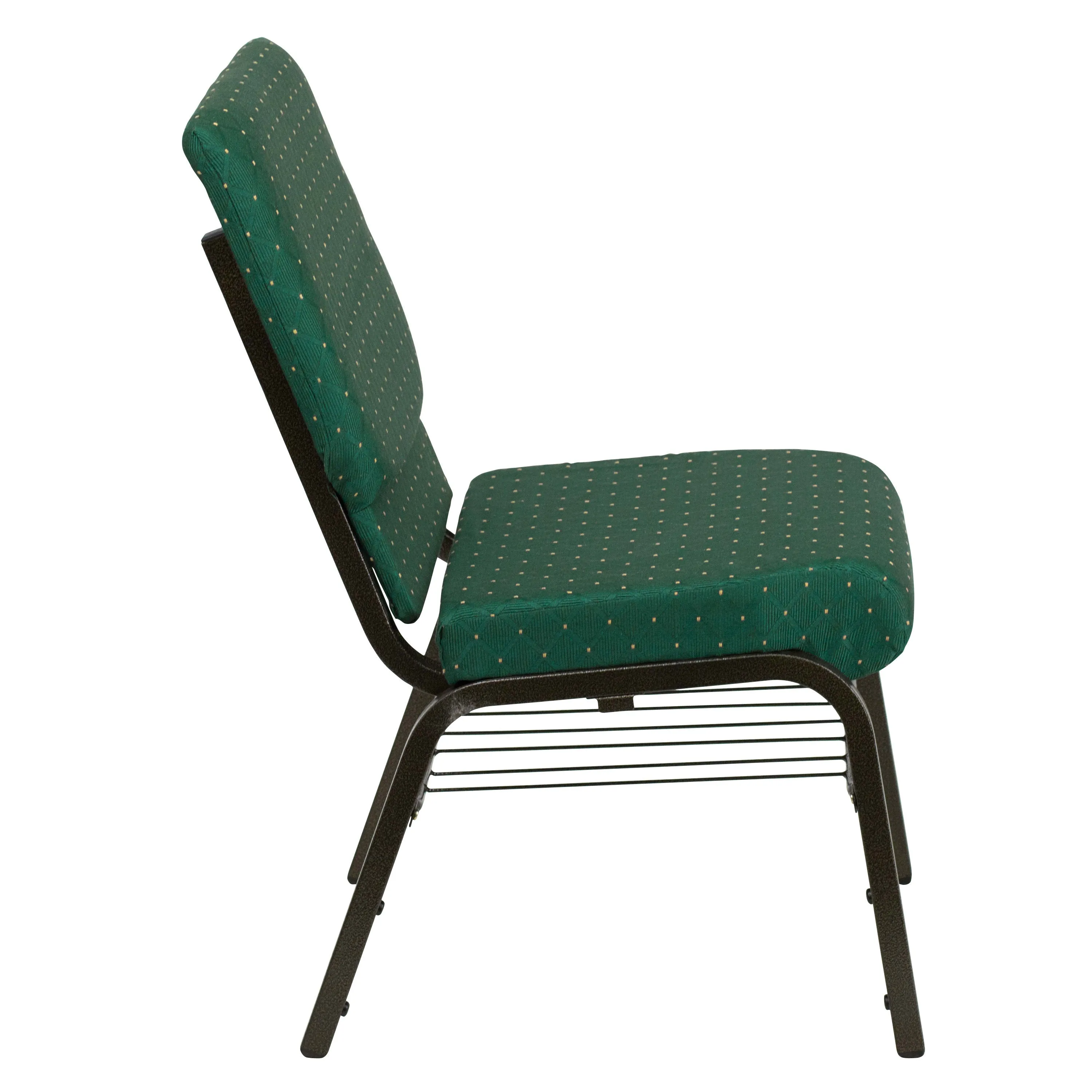 HERCULES Series 18.5''W Church Chair with Book Rack