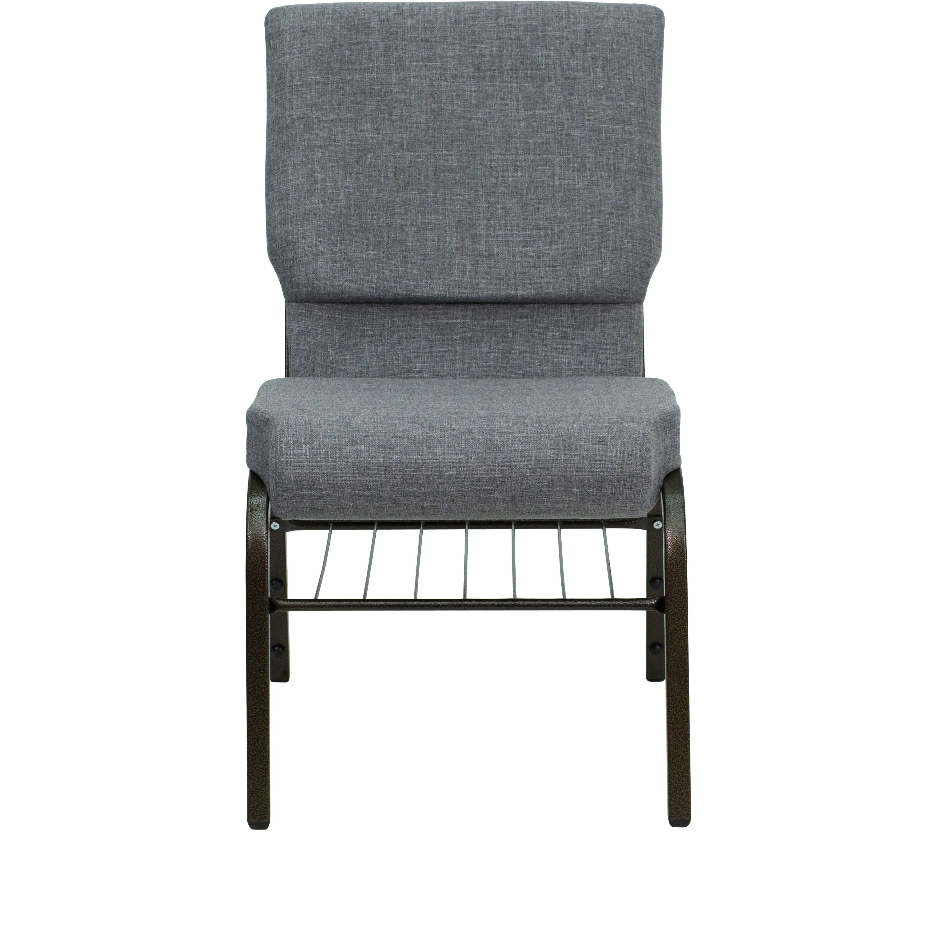 HERCULES Series 18.5''W Church Chair with Book Rack