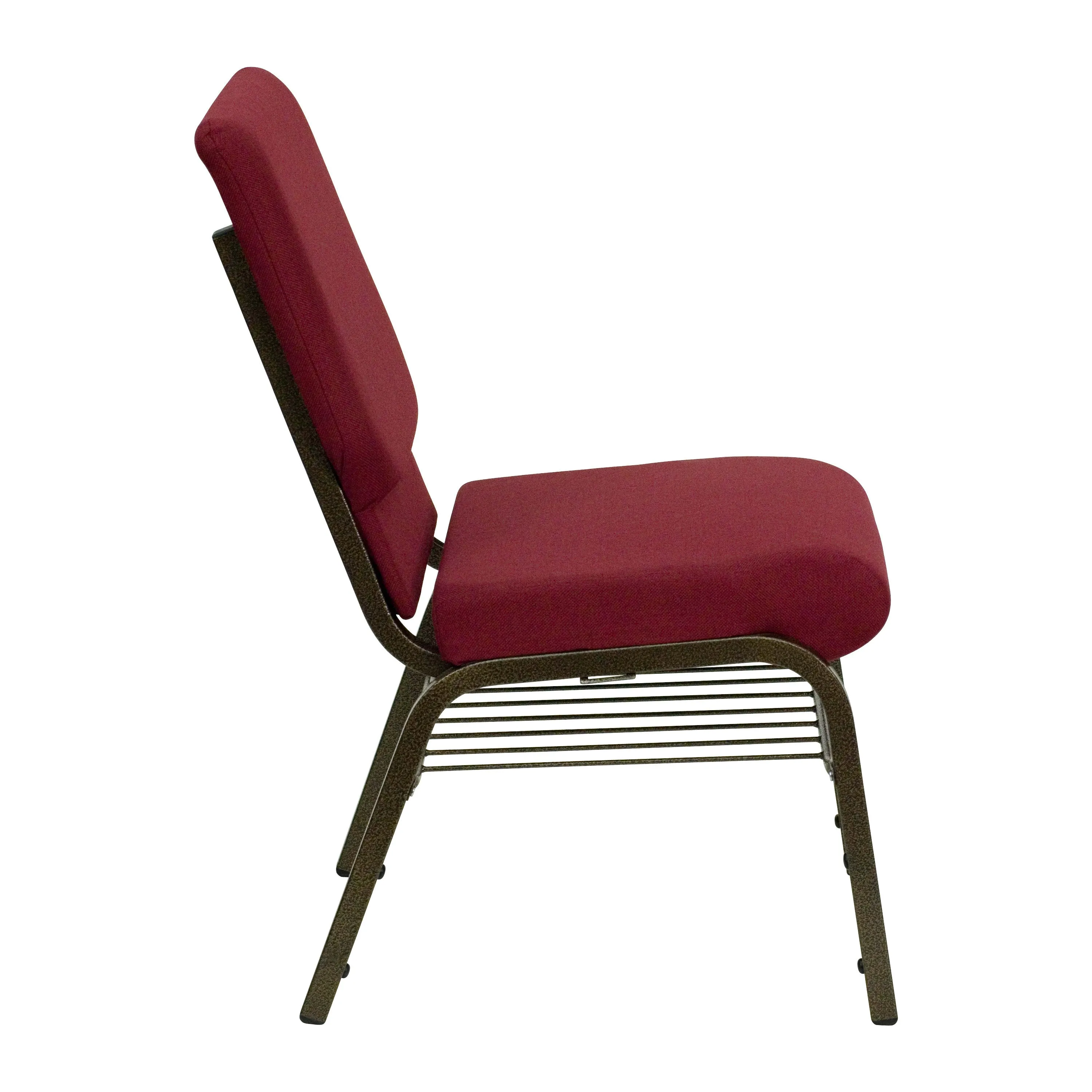 HERCULES Series 18.5''W Church Chair with Book Rack