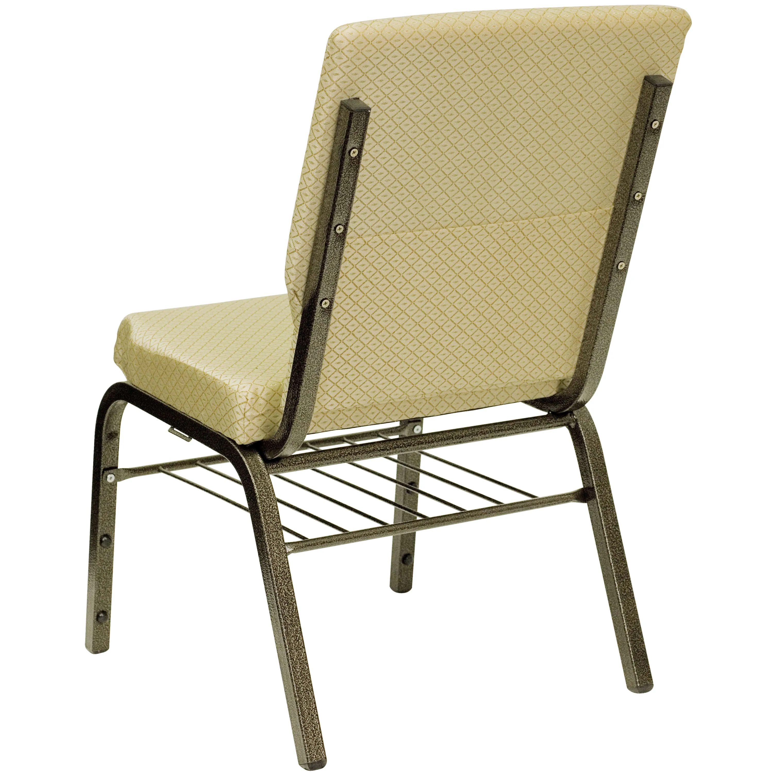 HERCULES Series 18.5''W Church Chair with Book Rack