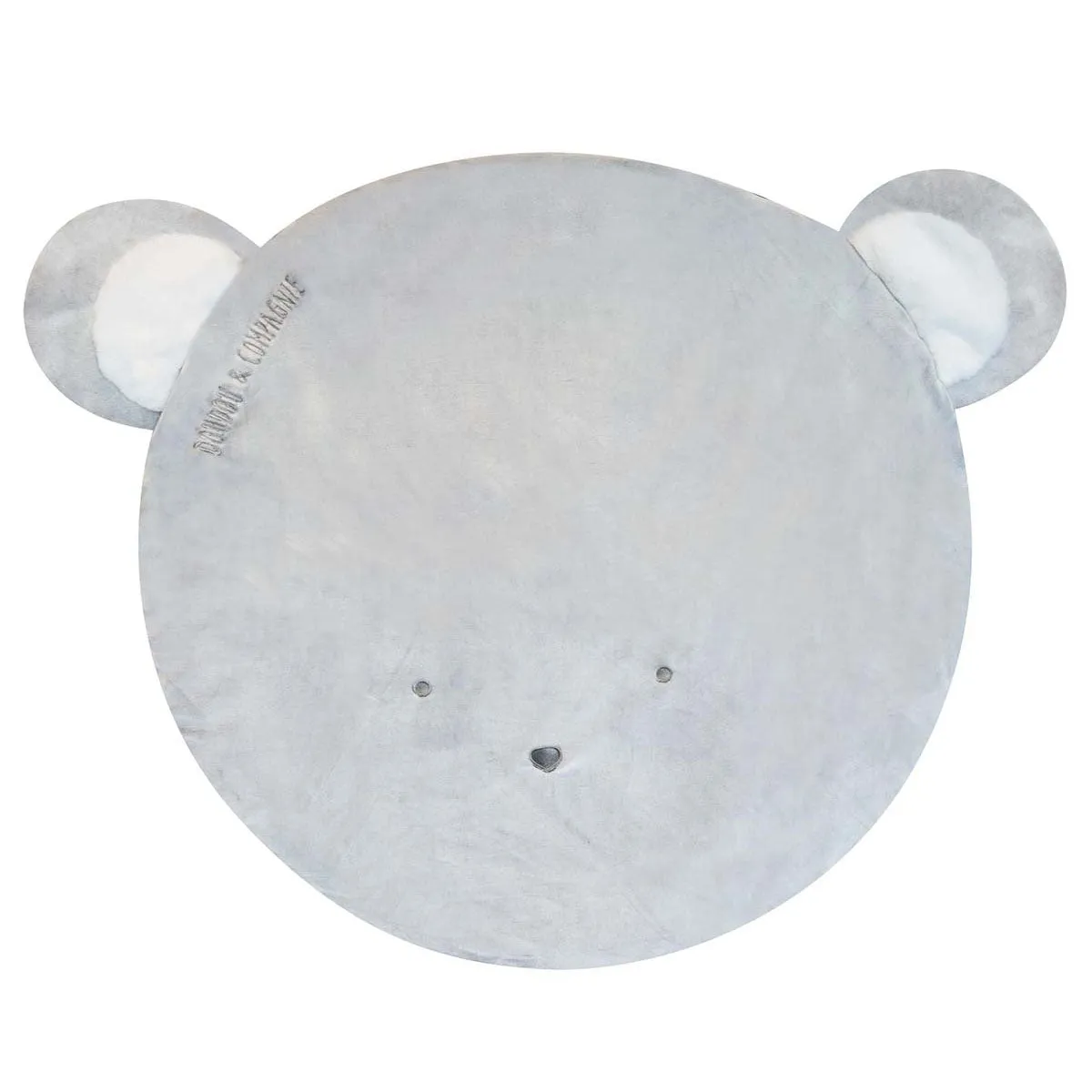 Histoire d'Ours Play Mats Grey Bear Round