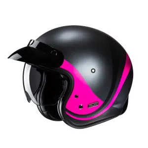 HJC V31 Emgo MC8SF Pink Open Face Motorbike Helmet