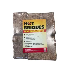 Hot Briques Heat Logs - Eco Briquettes