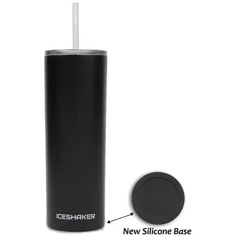 Ice Shaker 20oz Skinny Tumbler - Black