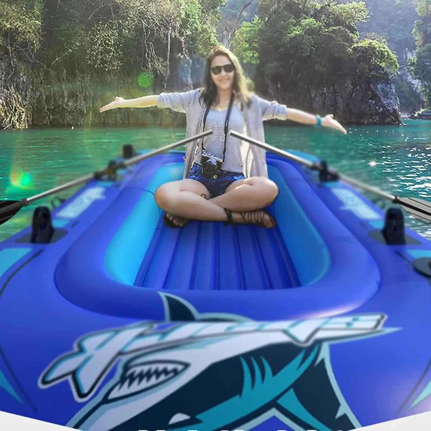 Inflatable Boat 2 People Fishing Boat Double Boat Inflatable Boat Inflatable Boat Rubber Boat