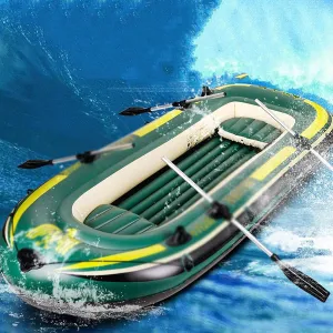 Inflatable Rafts Adults Heavy Duty, Inflatable Boat Adults Kids Inflatable Boat Drifting Diving Fishing Rowing Air Boat