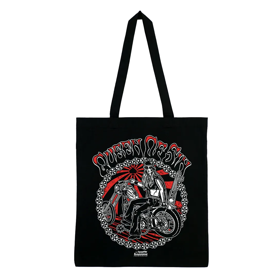Matt Sabbath - Queen Of Sin Tote Bag - Black