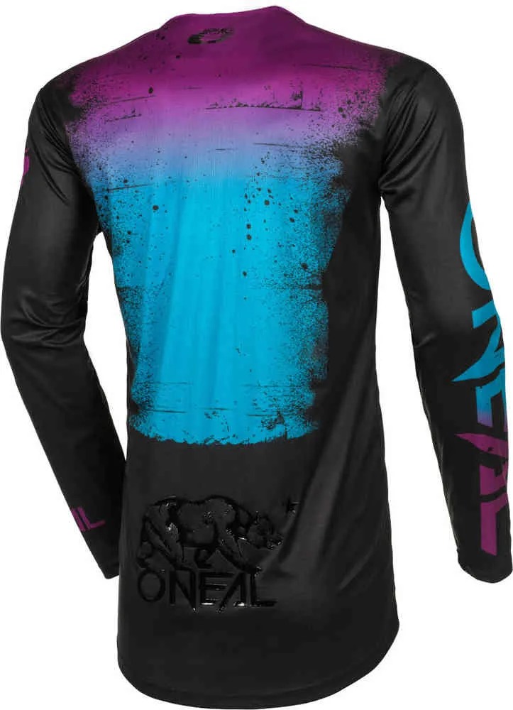 Mayhem Scarz Oneal Motocross Jersey Black/Blue/Purple
