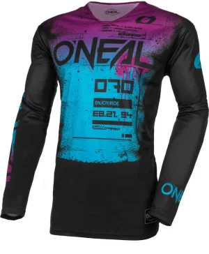 Mayhem Scarz Oneal Motocross Jersey Black/Blue/Purple
