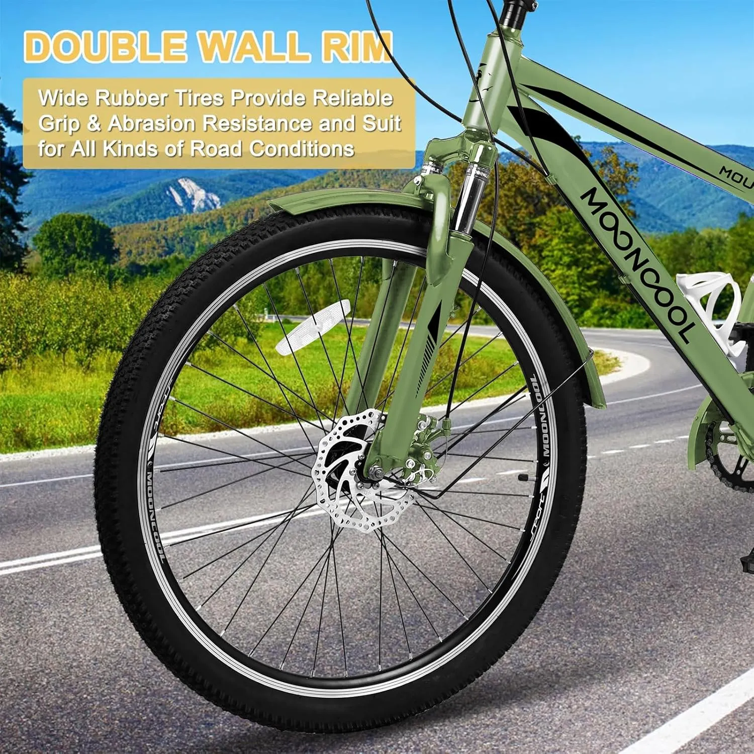 NAIZEA Adult Mountain Tricycle, 7 Speed Three Wheel Cruiser Bike, 27.5 Inch Adults Trikes with Shopping Basket, Exercise Men's Women's Tricycles, Multiple Colors