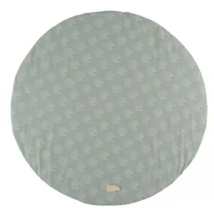 Nobodinoz Full Moon Playmat in White Gatsby / Antique Green