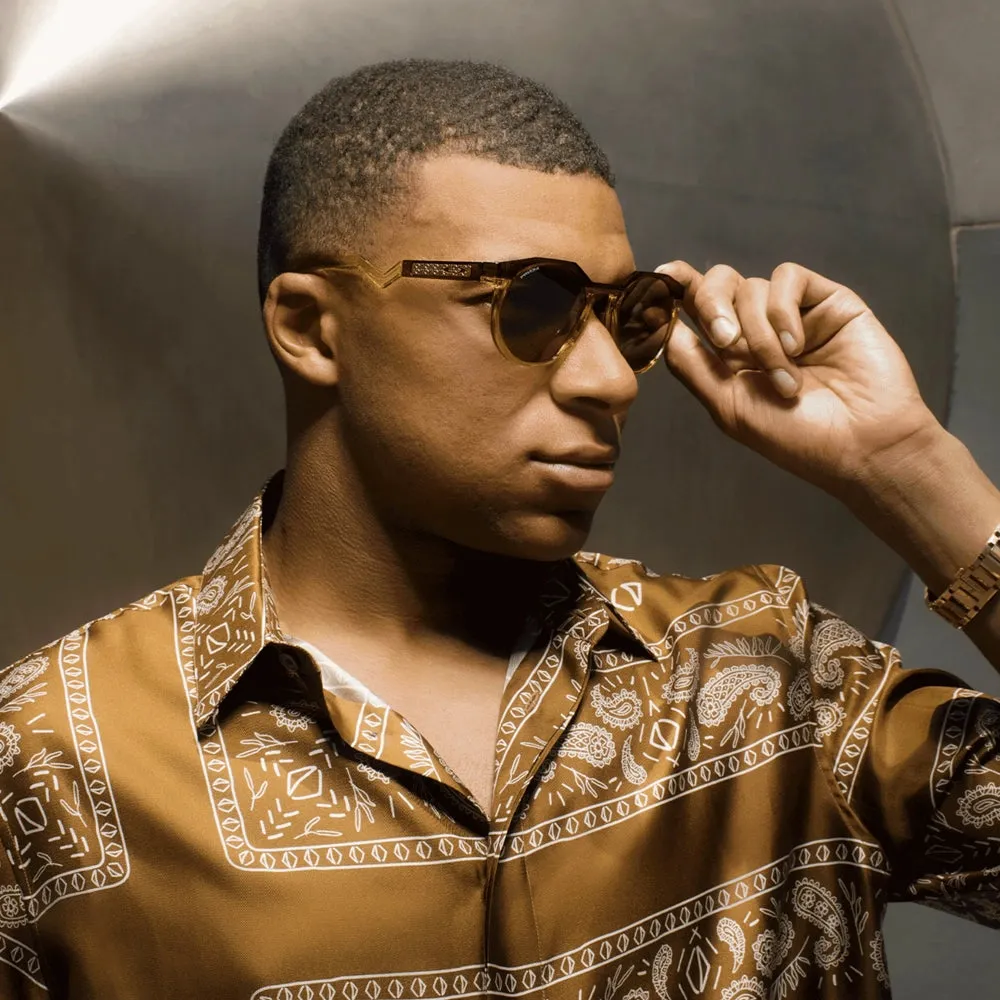 OAKLEY Eyewear Hstn Kylian Mbappe Edition - Prizm Dark Amber/Light Curry