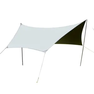 Outdoor Camping Tent, Style: Vinyl Sunscreen Hexagon 4.5x4.2m Sky Blue