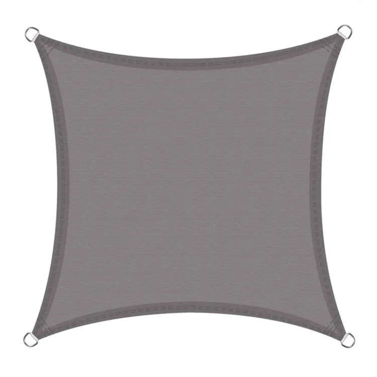 Outdoor Garden Sunshade Sail Waterproof Anti-UV Canopy, Size: 4m x 6m(Black)
