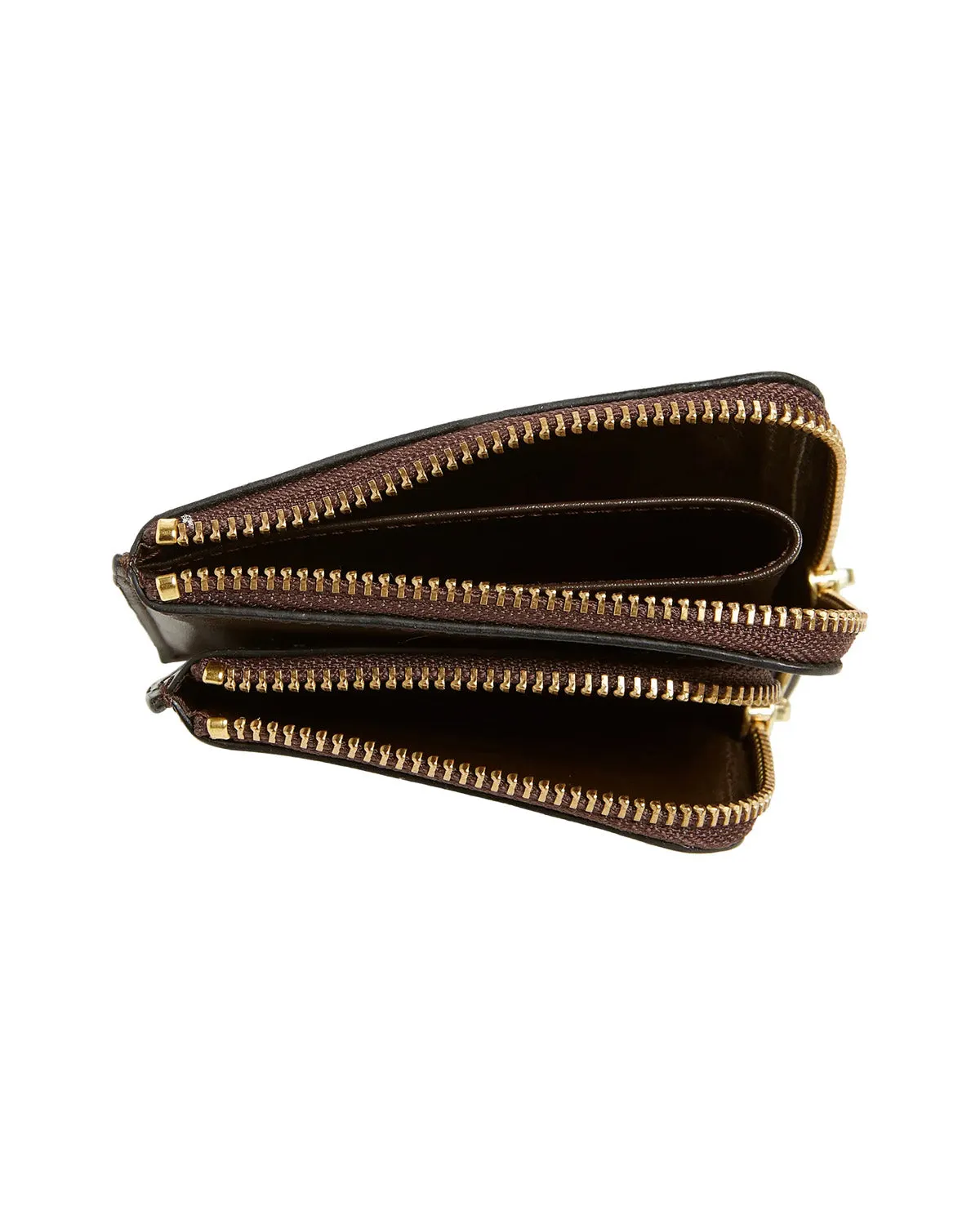 Outside Pocket SA3100OP Corner Zip Wallet Brown