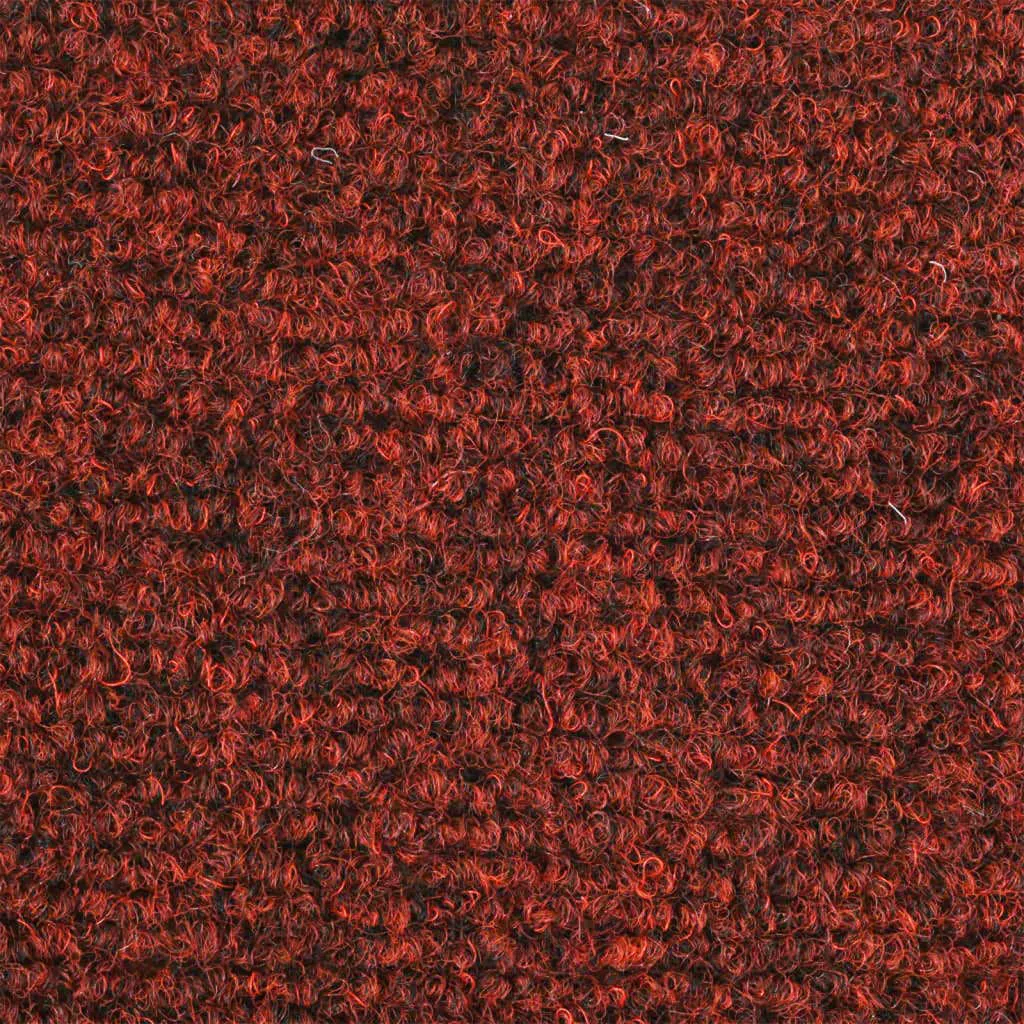 Self-adhesive Stair Mats 10 pcs Red 56x17x3 cm Needle Punch