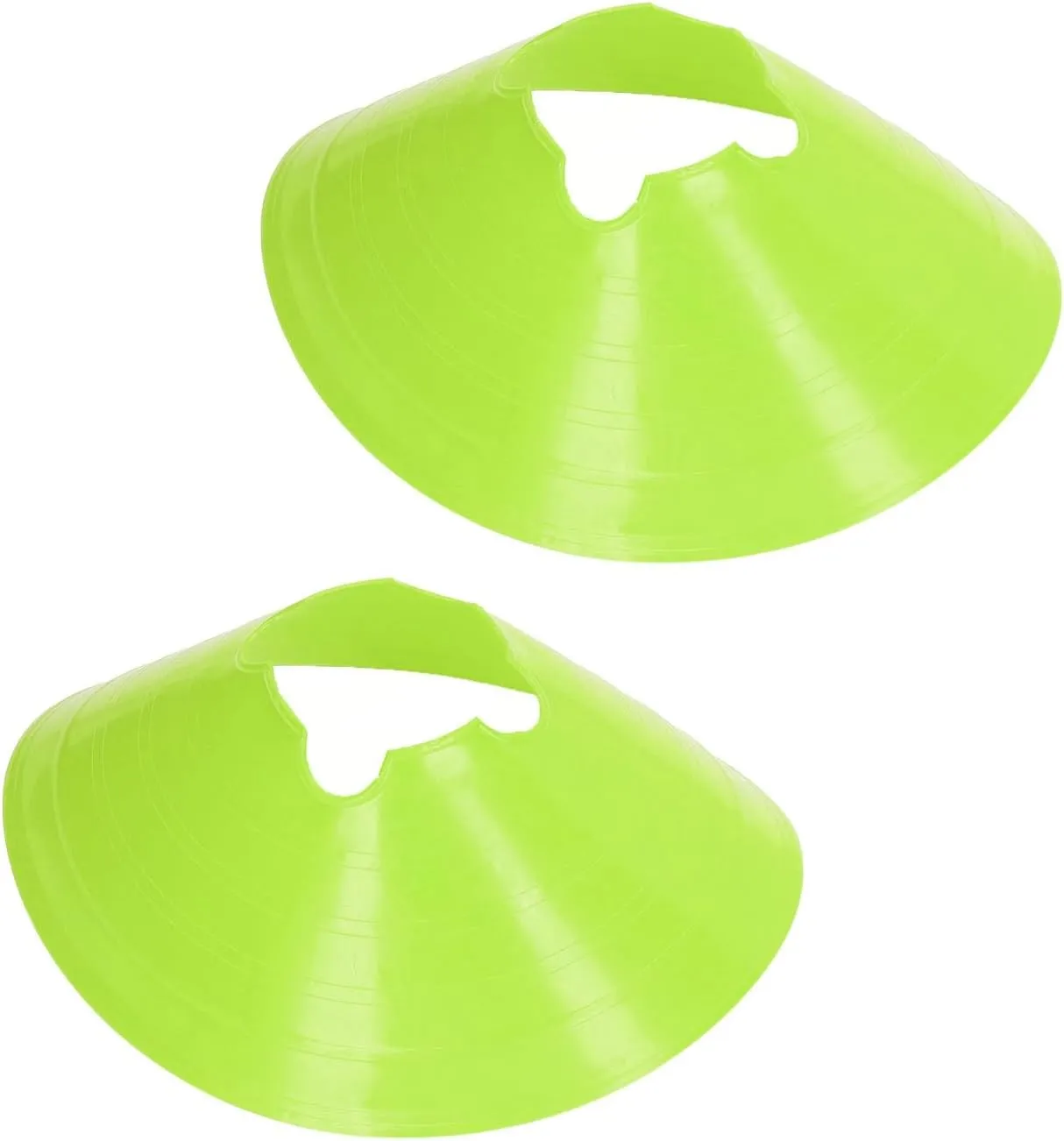 Sempoda Training with 10 PCS Premium 8cm Flower Soccer Disc Cones, Durable Marker Discs for Obstacle Courses, Corner Marking and Sports Cone Drills
