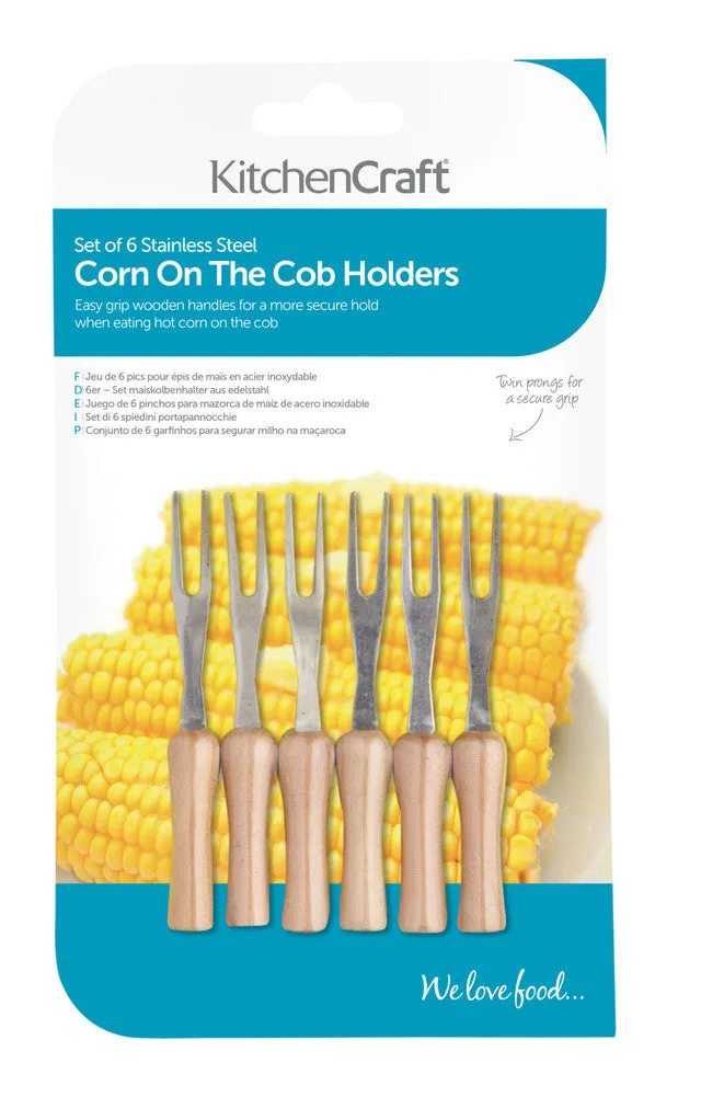 Set of 6 Corn on the Cob Holders