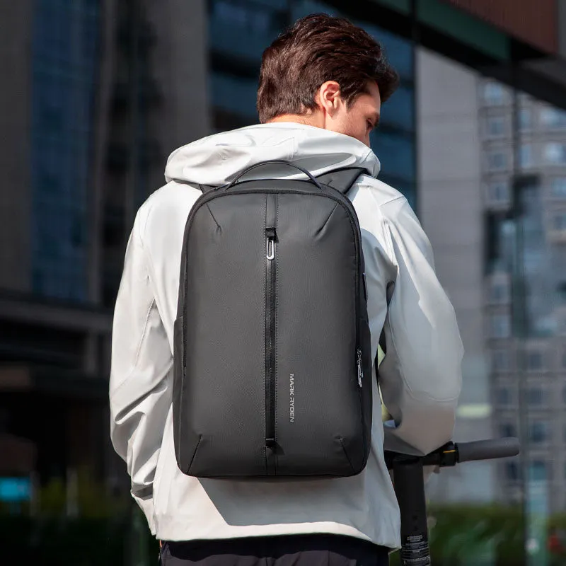 Sienet: Leather membrane material waterproof scratch-resistant high capacity Backpacks