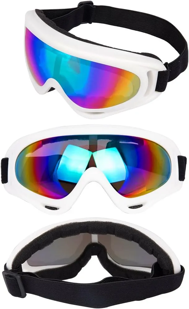 Ski Goggles, Pack of 4 - Snowboard Motorcycle Goggles Tactical Combat Military Glasses