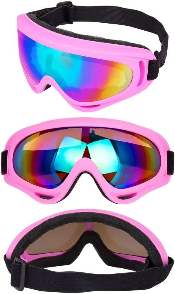 Ski Goggles, Pack of 4 - Snowboard Motorcycle Goggles Tactical Combat Military Glasses