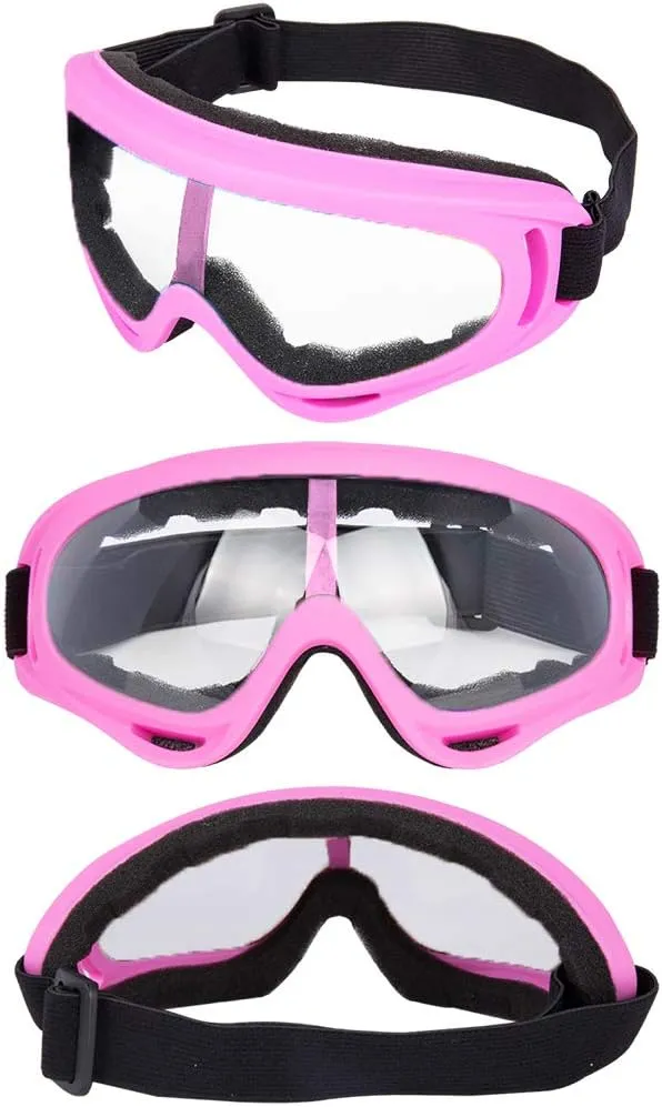 Ski Goggles, Pack of 4 - Snowboard Motorcycle Goggles Tactical Combat Military Glasses