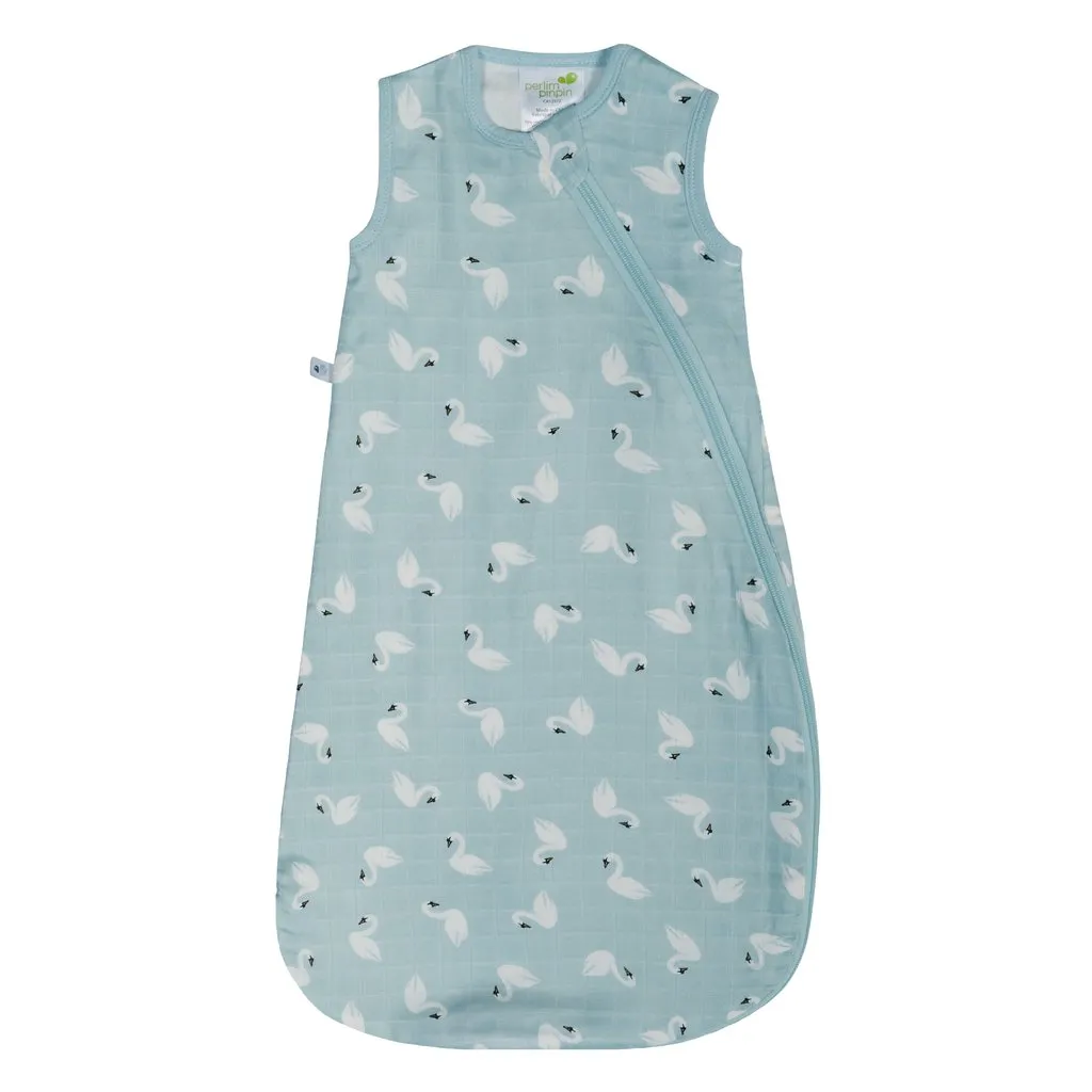 Sleep Bag Bamboo Muslin - Swans