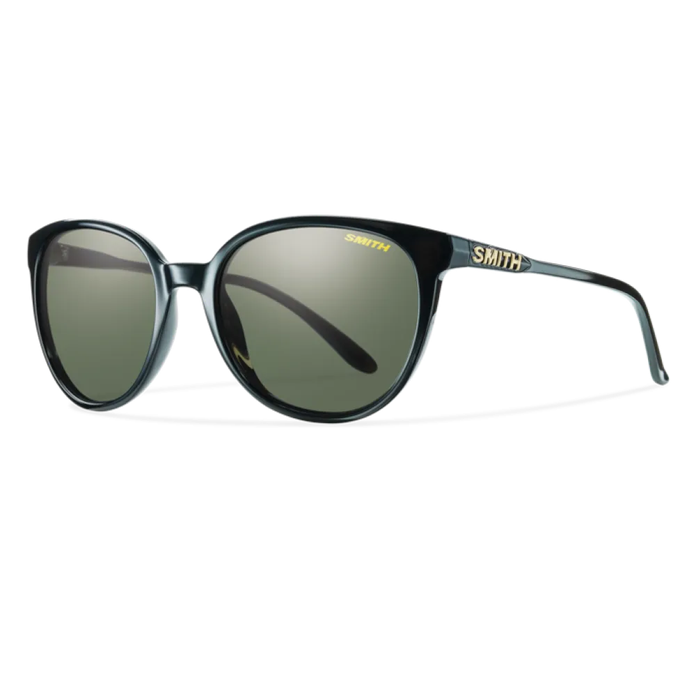 Smith Cheetah Black Frame - ChromaPop Polarized Gray Green Lens - Polarized Sunglasses