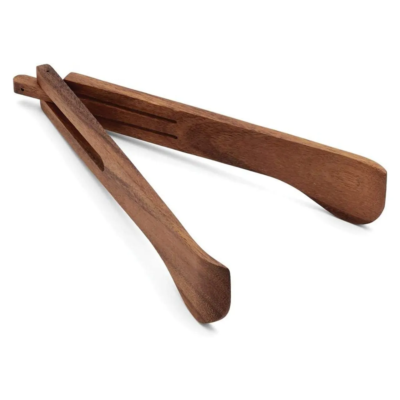 Spring Salad Tongs, Acacia Wood