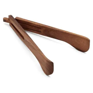 Spring Salad Tongs, Acacia Wood