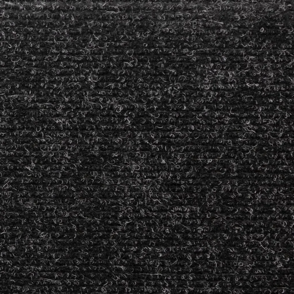 Stair Mats 5 pcs Black 65x21x4 cm Needle Punch