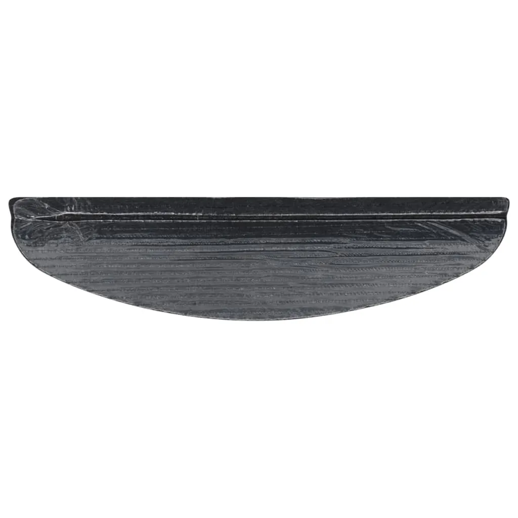 Stair Mats Self-adhesive 15 pcs 56x17x3 cm Anthracite