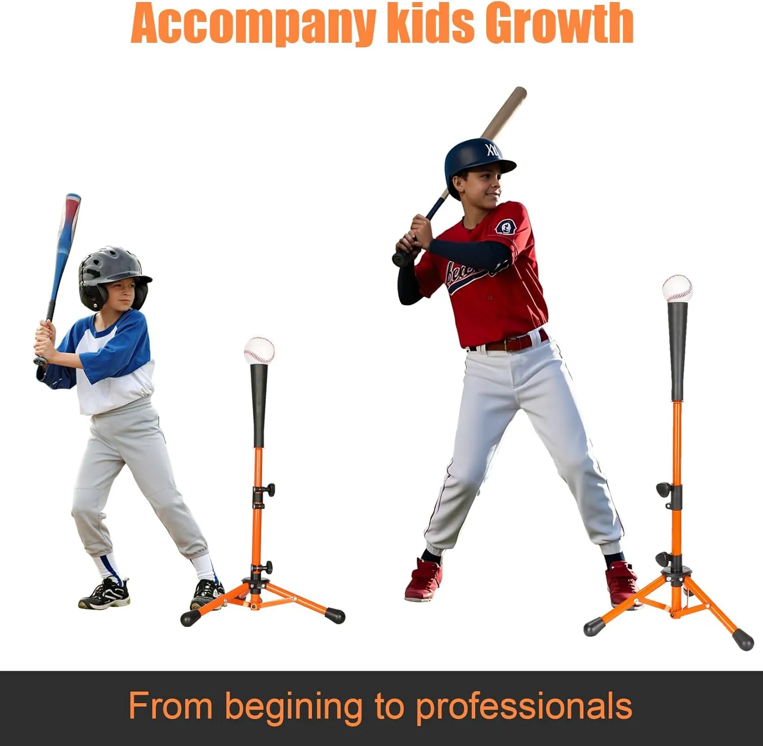 Storgem Baseball and Softball Tee,Batting Tee for Kids,Baseball Tees for Hitting,T Ball Training Stand,Easy Height Adjustment