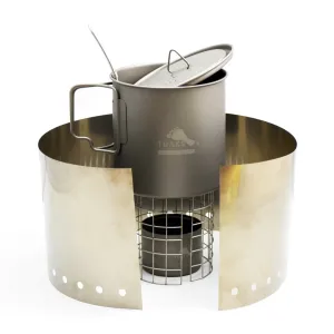 Toaks Titanium Alcohol Stove Cook System with 650ml Pot