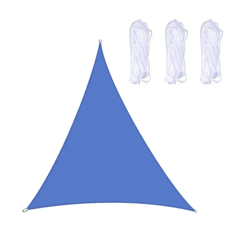 Triangle Outdoor Garden Sunshade Sail Waterproof Anti-UV Canopy, Size: 4m x 4m x 4m(Royal Blue)
