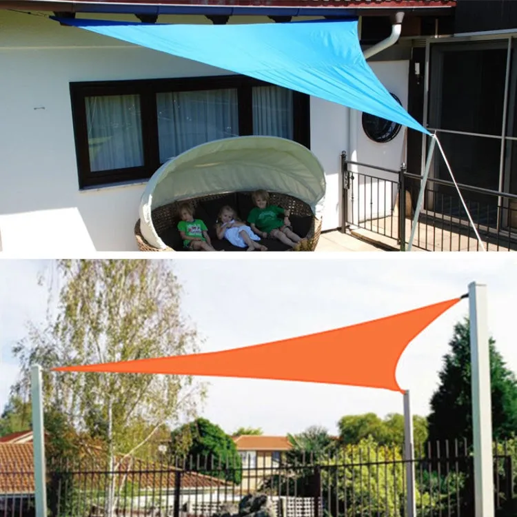 Triangle Outdoor Garden Sunshade Sail Waterproof Anti-UV Canopy, Size: 4m x 4m x 4m(Royal Blue)
