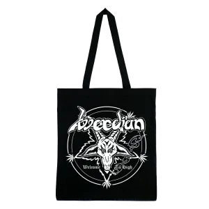 Weedian - Welcome To High White Logo Tote Bag - Black