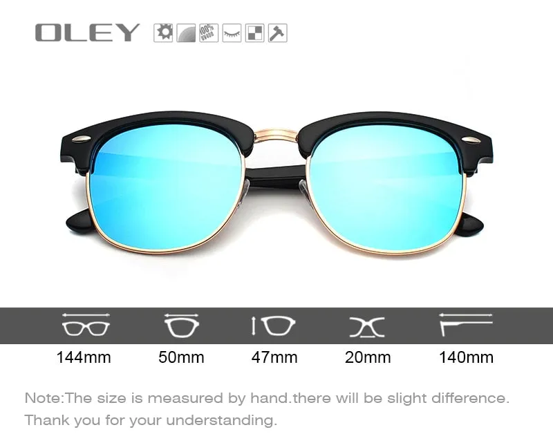Women Retro Polarized Sunglasses Fashion Classic Round UV Protection Unisex Goggles
